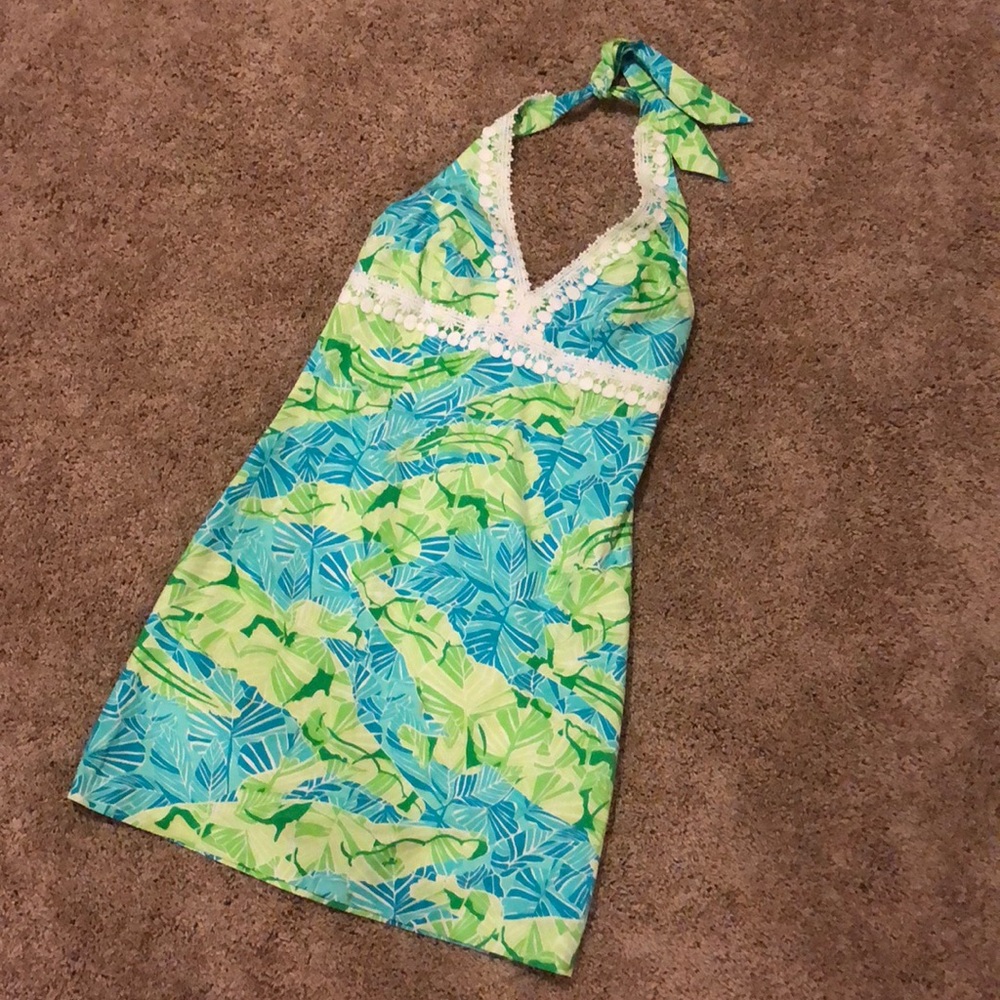 Lilly Pulitzer Alligator print dress sz 4